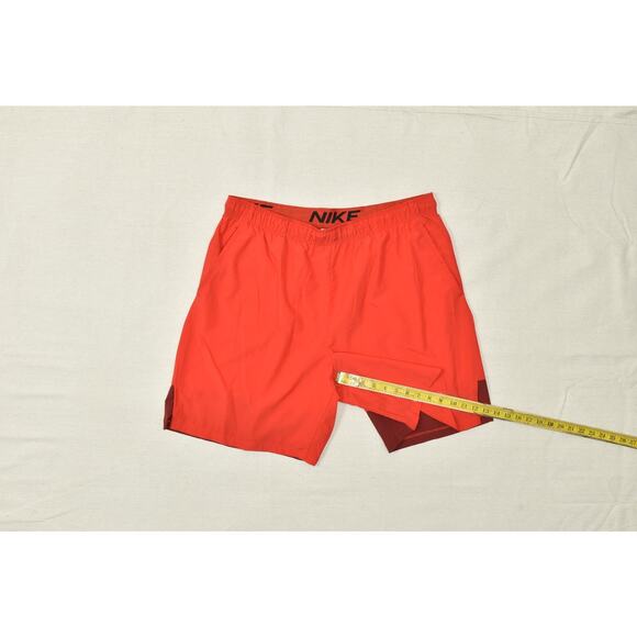 Nike Dri-FIT Men's Red Running Athletic Shorts Size XXL Swoosh Basketball - Picture 4 of 8